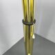 Lampe de sol Arc Danoise par Bilka en laiton et marbre, années 1970