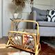 60s bamboo magazine rack
