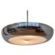 Chrome Bauhaus / Functionalism Pendant UFO by Napako, 1940s