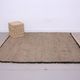 Taupe Handmade Moroccan Rug 177 x 219 cm - Berber Wool Rug - Bohemian Style