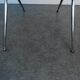 Vintage chrome and leather folding chair made in Italy Zanotta Arper style 1970