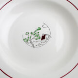 Set of 2 pairs of plates Salins, model 'Spring'