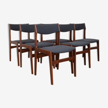 Set of 6 chairs by Erik Buch, 1960