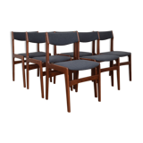 Set of 6 chairs by Erik Buch, 1960