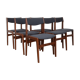 Set of 6 chairs by Erik Buch, 1960