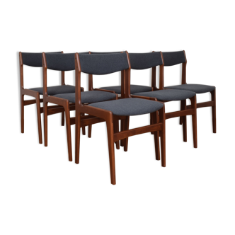 Set of 6 chairs by Erik Buch, 1960