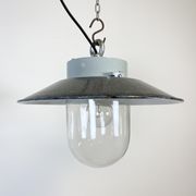 Vintage factory hanging lamp, 1970s