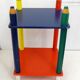 Side table / bedside table Colourful crayons 1980s