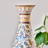Large hand-painted artisanal vase from Coimbra