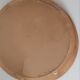 Miroir rond en pin forme lune