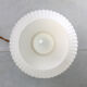 Mid-century brass & opaline table lamp