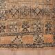 Peach Vintage Moroccan Rug 210 x 270 cm, Berber Wool Rug, Handmade Boho Rug