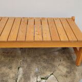 Table basse en pin vintage