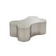 Table basse Silhouette Bone – acier inoxydable brossé