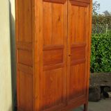 Wardrobe in pitchpin, 19th