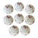 8 Haviland Limoges plates from the 19th century.