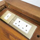 Vintage rattan caned desk Eleanor Forbes Mcguire San Francisco