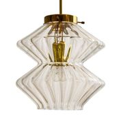 Pendant Lamp, Preciosa, 1970s, Czechoslovakia