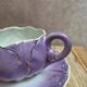 2 large breakfast/chocolate cups K&G Lunéville with saucers