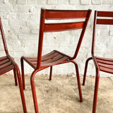 Series of 4 Fermob chairs