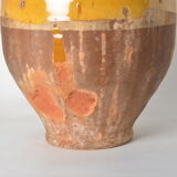 Pot vernissé jaune