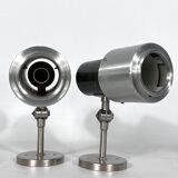 Pair of Stilnovo adjustable sconces or spotlights, Italy 1950