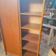 Vintage light sliding cabinet 50s