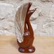 Swan art deco vase France