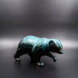 Blue mountain pottery bear - bmp canada 1960s