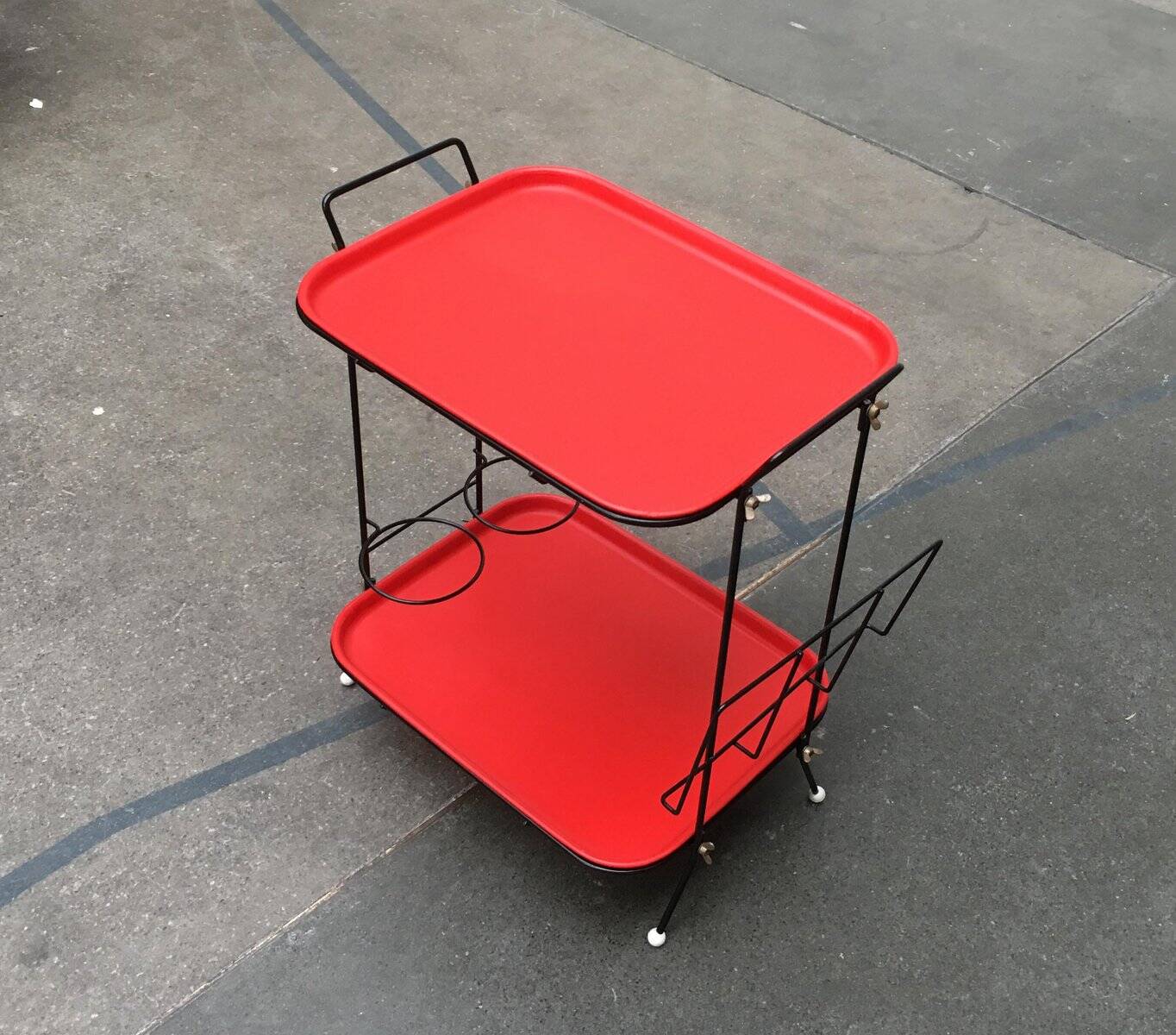 Mid-century German string style bar table