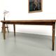 Table de ferme vintage en peuplier