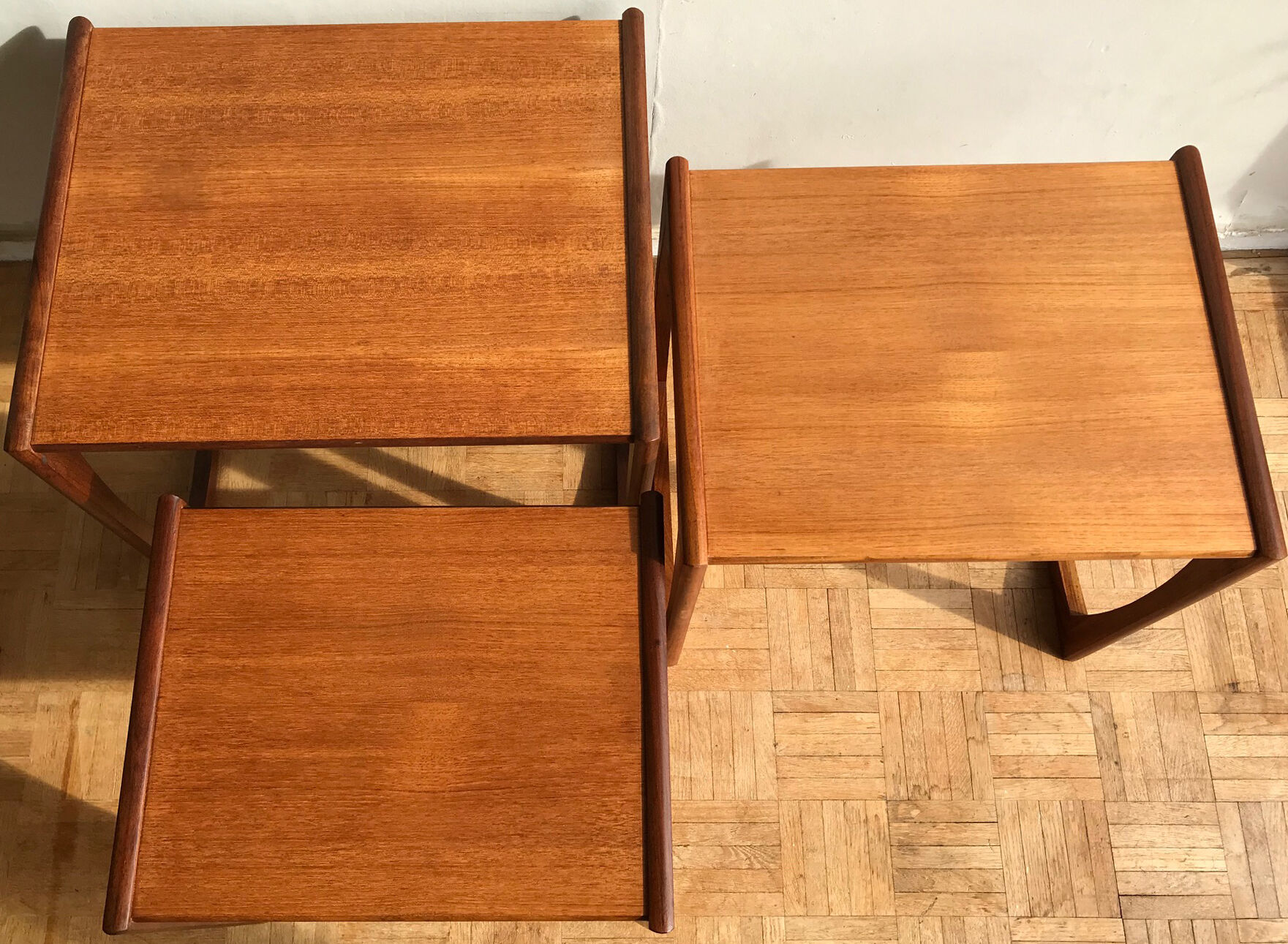 Pull-out tables G Plan - teak - 1960s