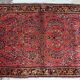 Handmade antique Persian Sarouk runner 3.2' x 7.10' (97cm x 241cm) 1900s - 1B708