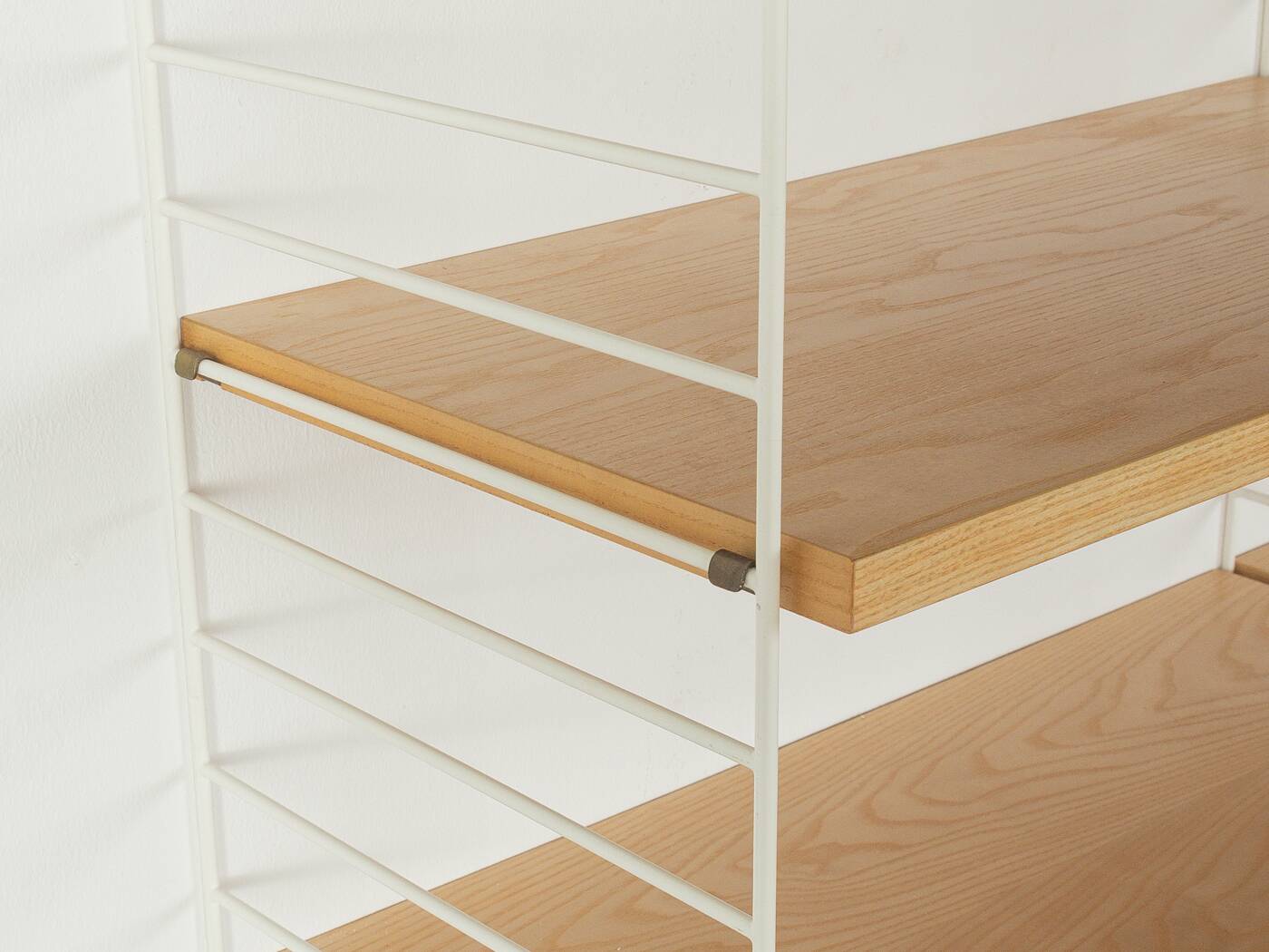 String shelf by Nils Strinning in ash veneer, 1949