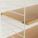 String shelf by Nils Strinning in ash veneer, 1949
