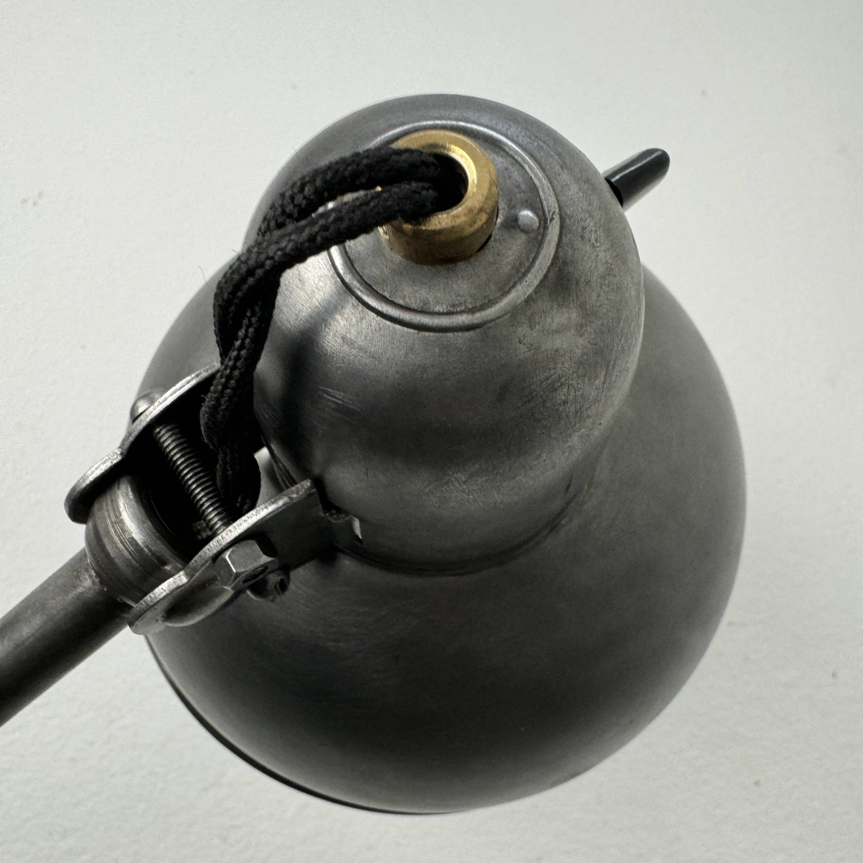 Antique bauhaus accordion wall lamp