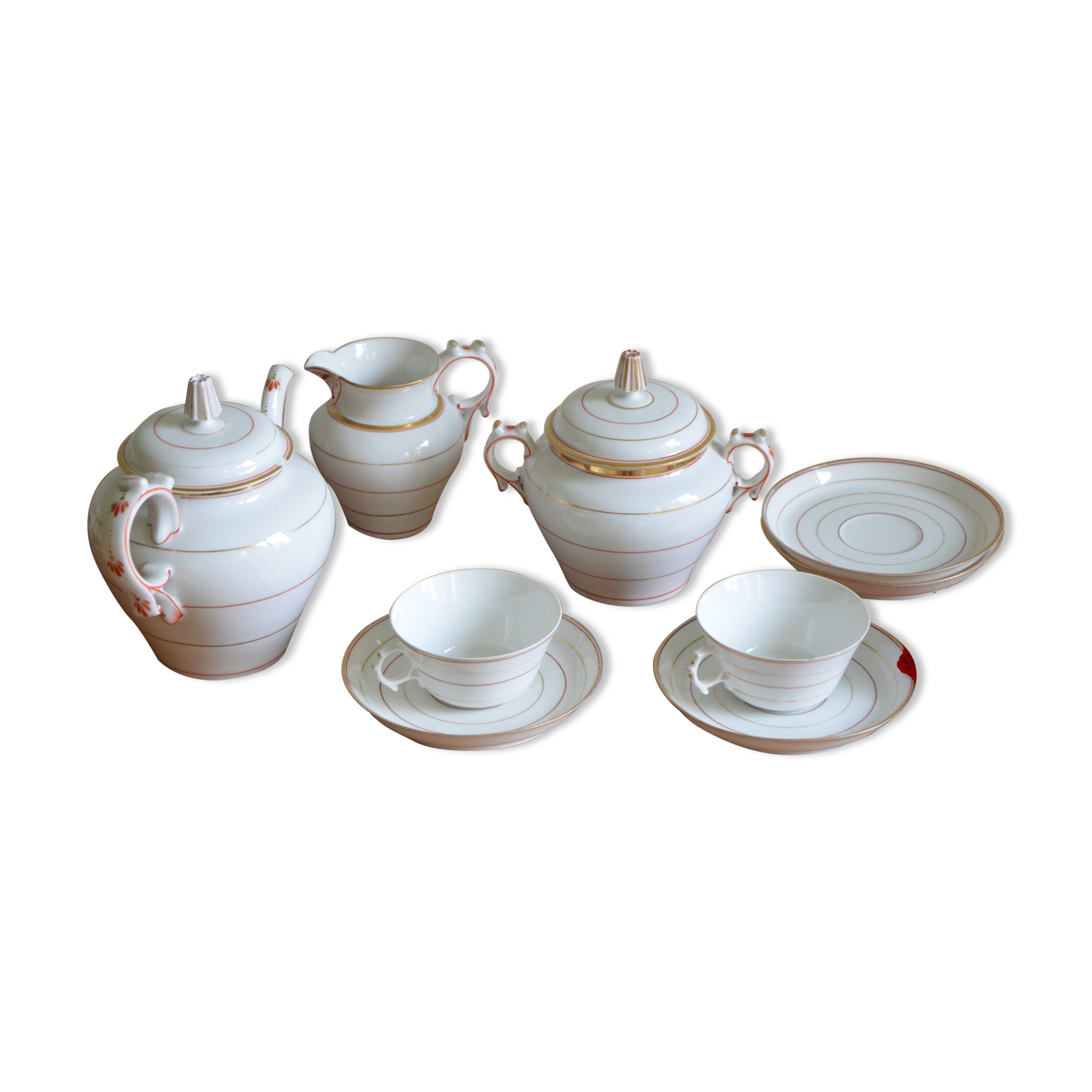 Fine porcelain tea set