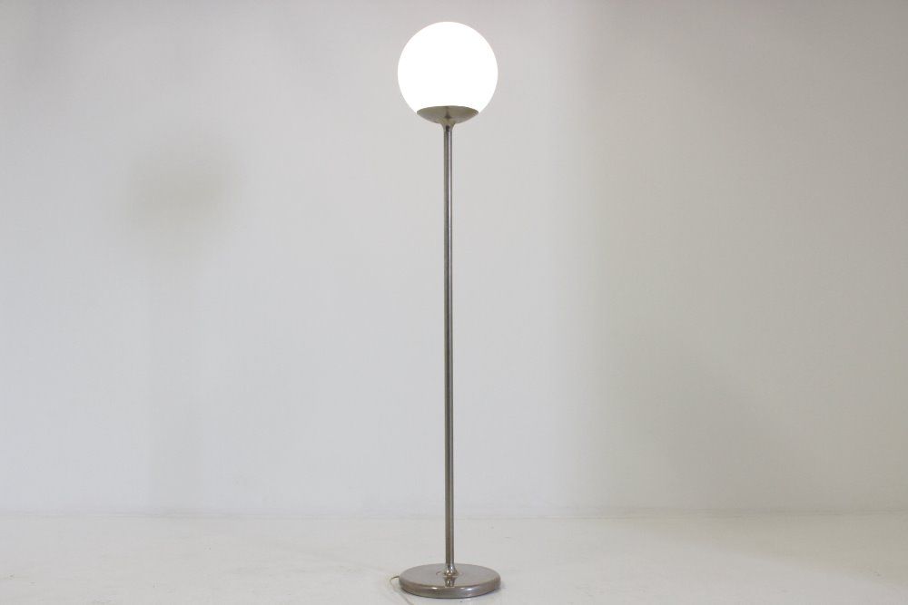 Floor lamp mid century with lamp globe Italy 1970 s
