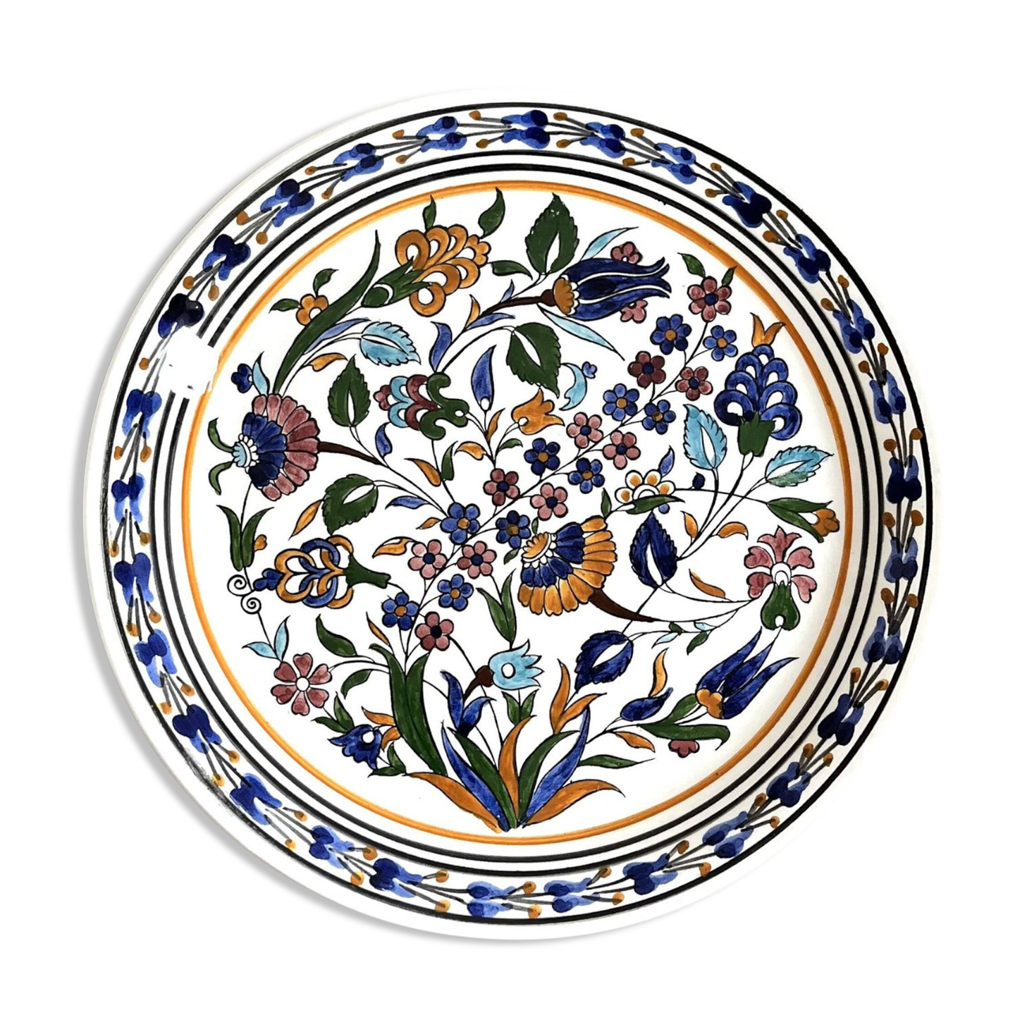 Decorative ceramic plate