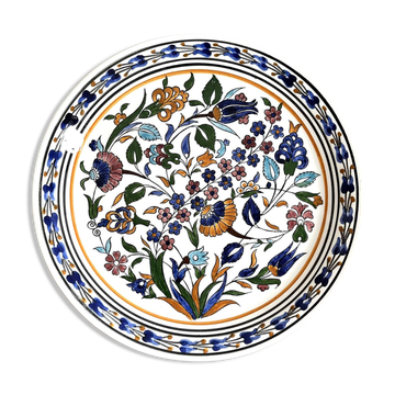 Decorative ceramic plate