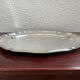 Large plate in silver metal goldsmith Orbrille 51 x 35 cm.