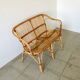 Rattan 2 seater sofa