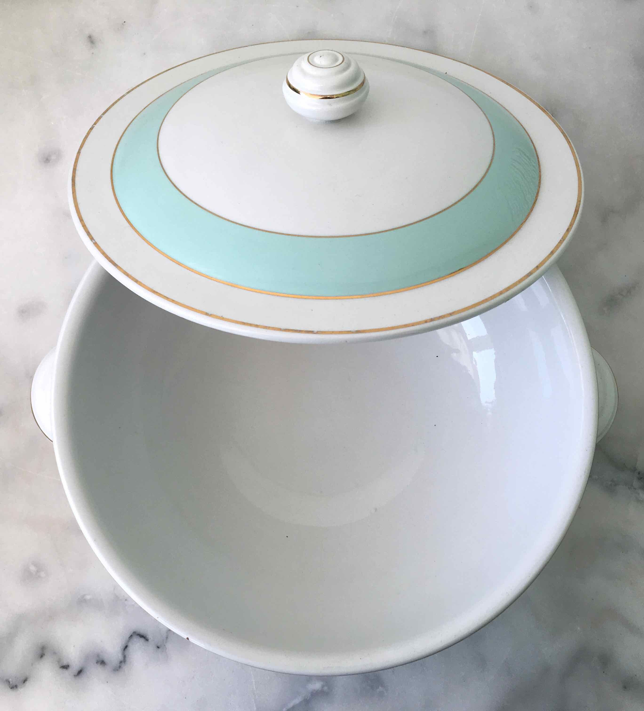 Service plates Lunéville 37 pieces for 10 people