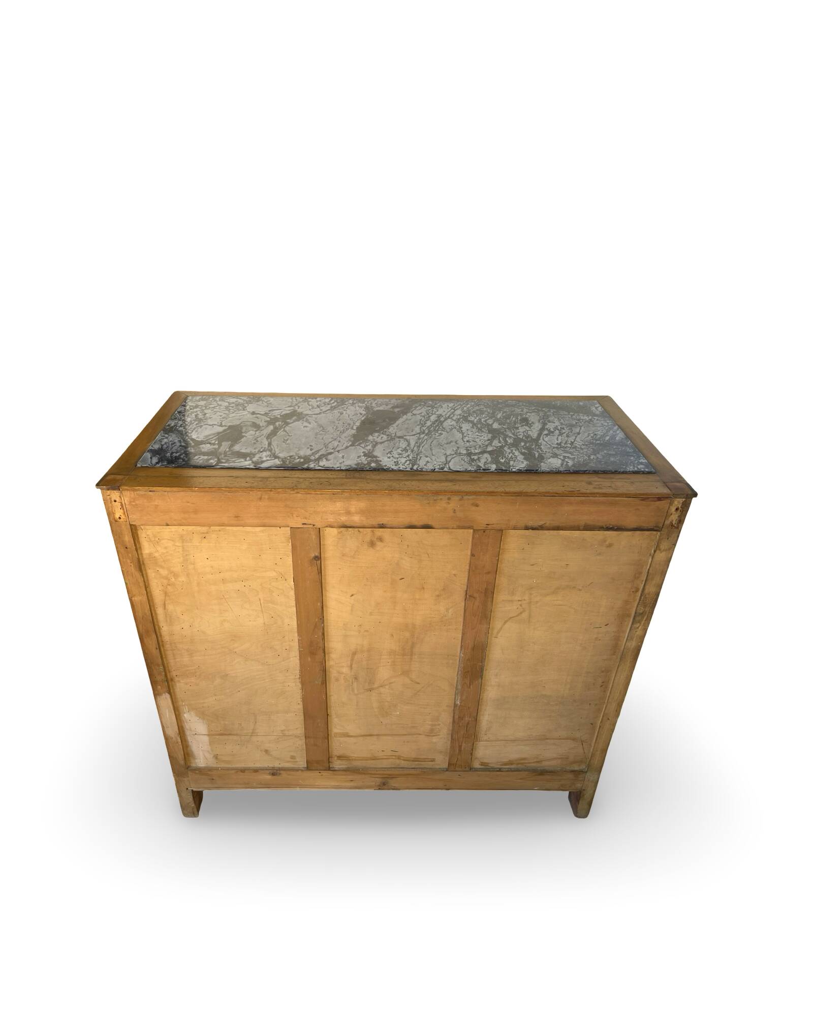 Commode de style Art Déco en bois de cerisier et noyer.