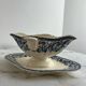 Gien sauce boat, garlands 1937, ironstone