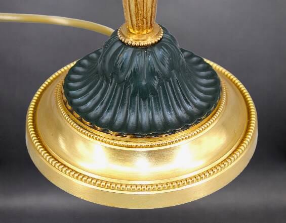 Flamboyant Pair of Candelabra/Chandeliers Solid Bronze Empire Style