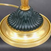 Flamboyant Pair of Candelabra/Chandeliers Solid Bronze Empire Style