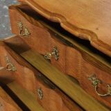 Commode vintage danoise de style brutaliste en chêne clair, dans le style de Henning Kjærnulf, années 1960