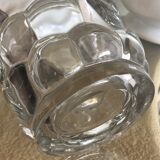 Crystal vase honeycomb Art Deco years 30/40