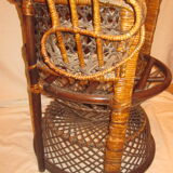 Emmanuelle rattan armchair